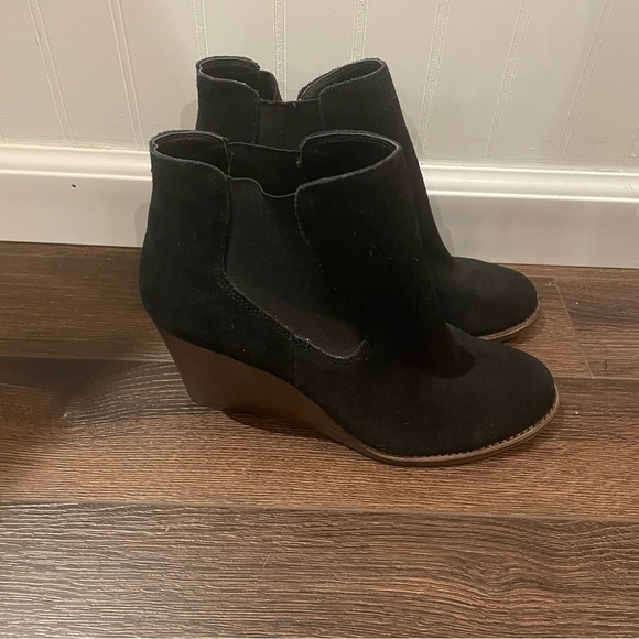 Lucky Brand Yamka Wedge Chelsea Boot in Black 9.5 - Picture 5 of 14